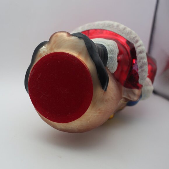PESCHKA Vintage 1996 Hand Blown Glass Santa Claus - Christmas - 11” Table Decor - Picture 5 of 5